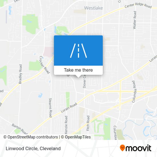 Linwood Circle map