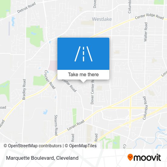 Marquette Boulevard map