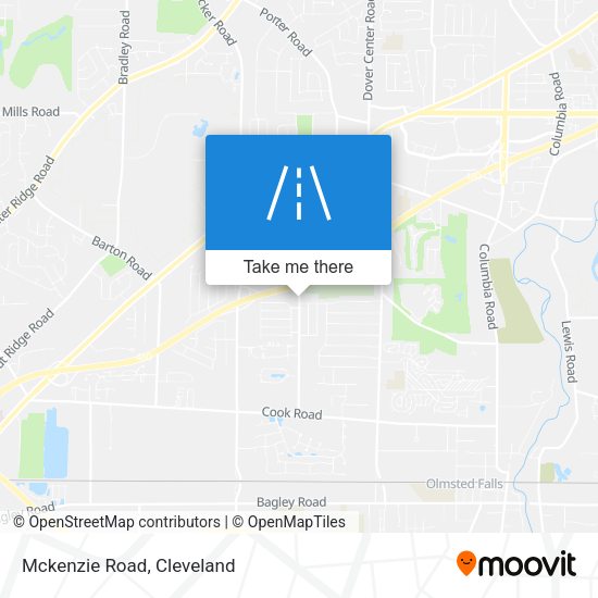 Mapa de Mckenzie Road