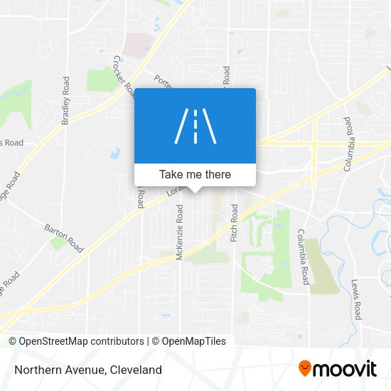 Mapa de Northern Avenue