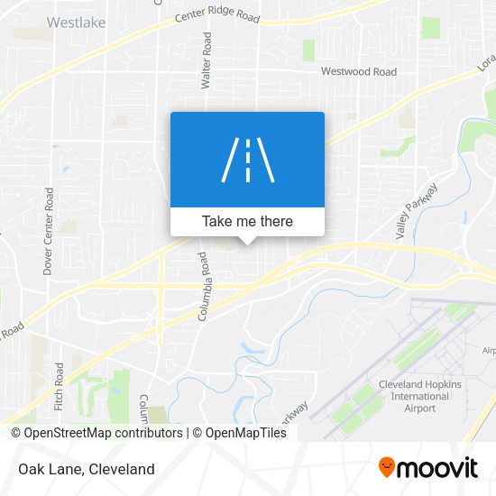 Mapa de Oak Lane
