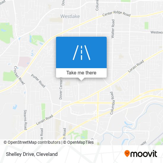 Shelley Drive map