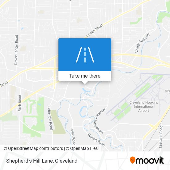 Shepherd's Hill Lane map