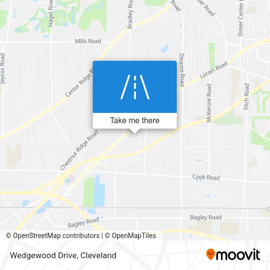 Mapa de Wedgewood Drive