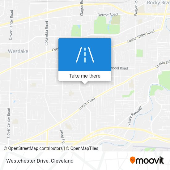 Westchester Drive map