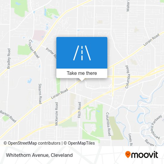 Whitethorn Avenue map