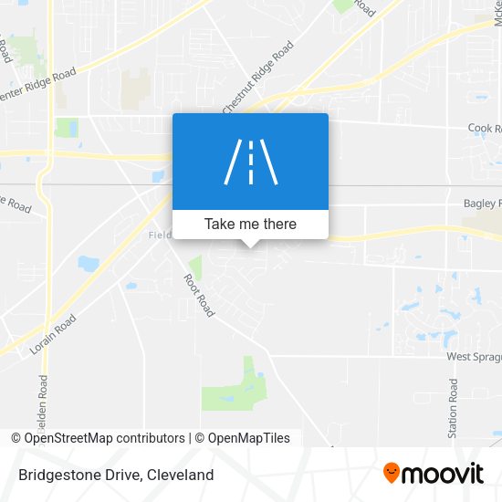 Bridgestone Drive map