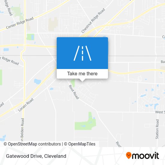 Mapa de Gatewood Drive
