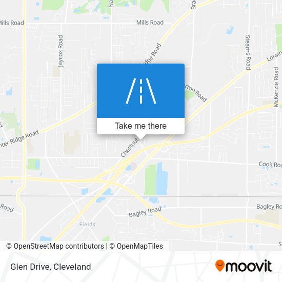 Mapa de Glen Drive