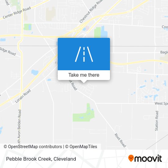 Mapa de Pebble Brook Creek