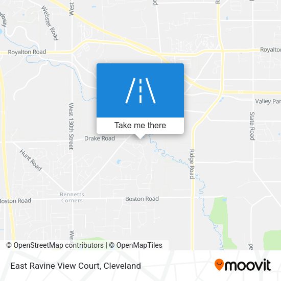 East Ravine View Court map