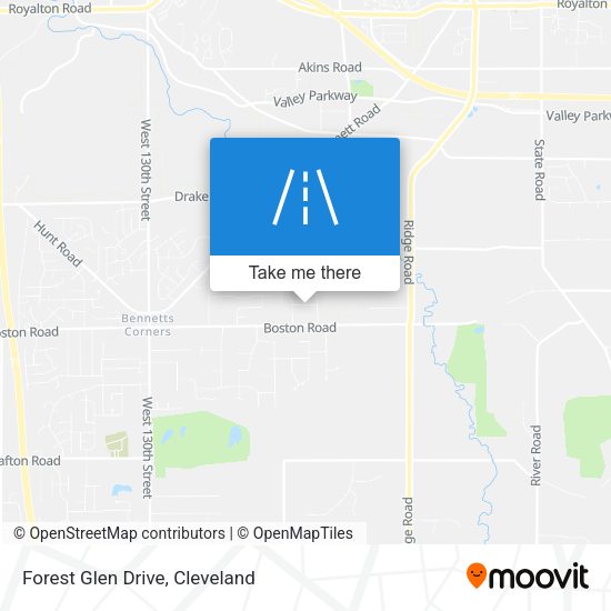 Mapa de Forest Glen Drive
