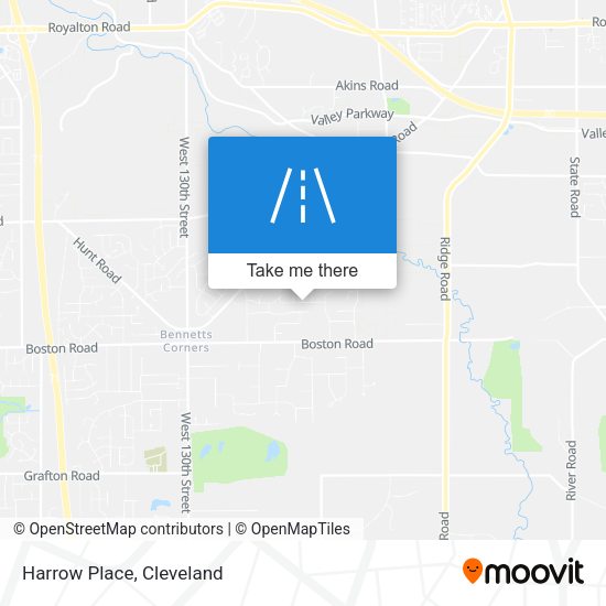 Mapa de Harrow Place
