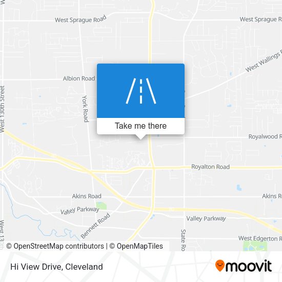 Mapa de Hi View Drive