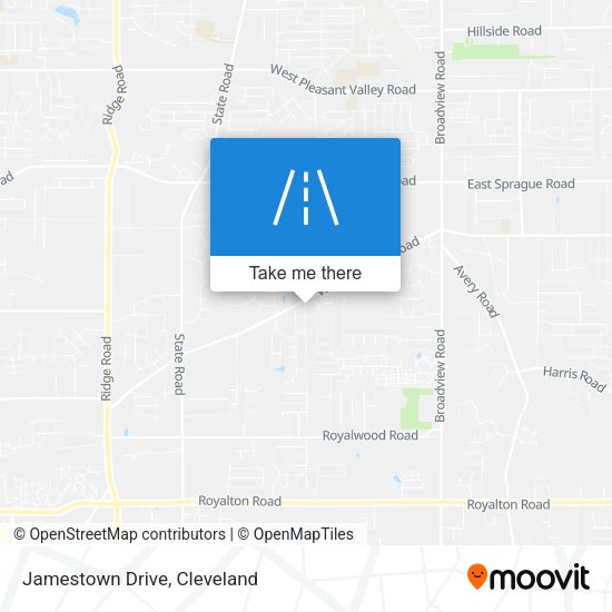 Mapa de Jamestown Drive