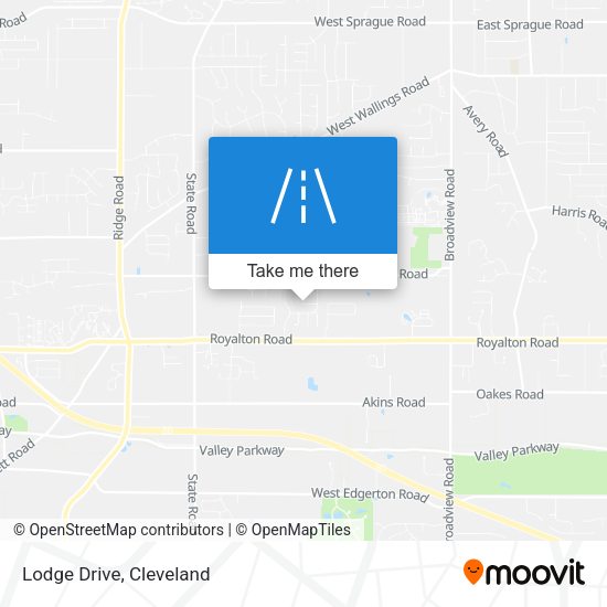 Mapa de Lodge Drive