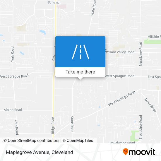 Mapa de Maplegrove Avenue