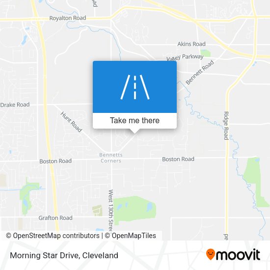 Morning Star Drive map