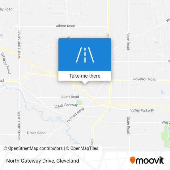 Mapa de North Gateway Drive