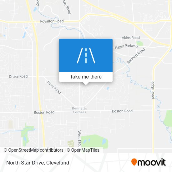 North Star Drive map