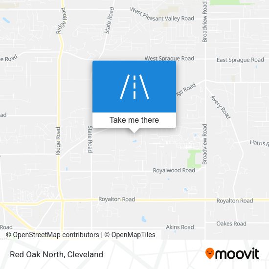 Mapa de Red Oak North