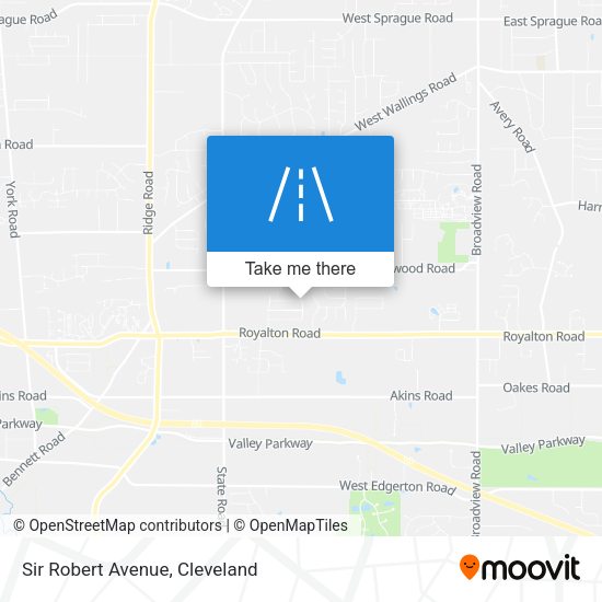 Sir Robert Avenue map