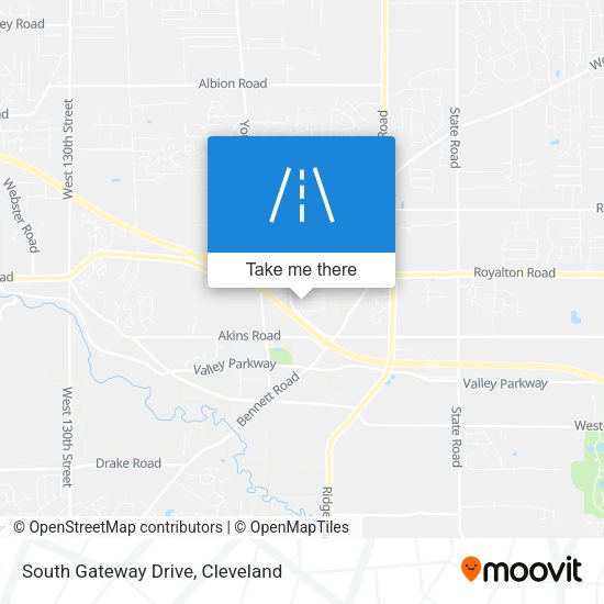 Mapa de South Gateway Drive