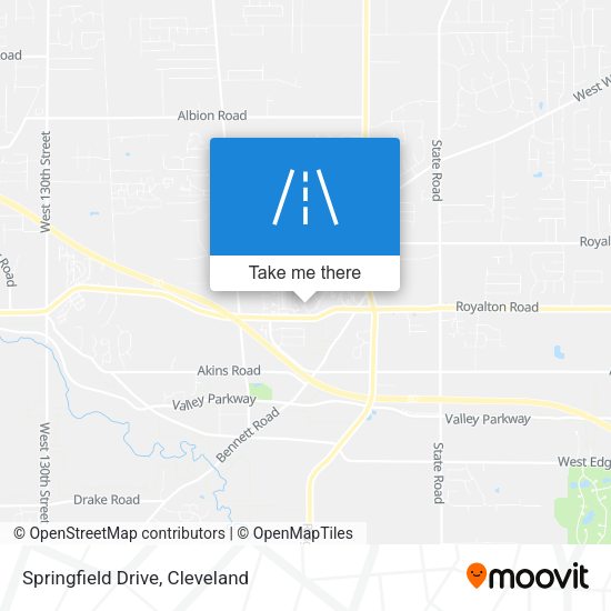 Mapa de Springfield Drive