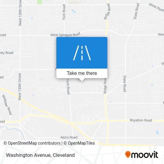 Mapa de Washington Avenue