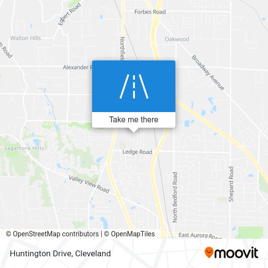 Mapa de Huntington Drive