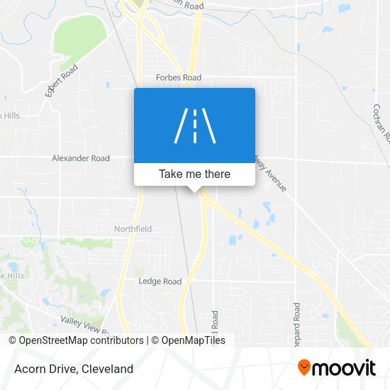 Mapa de Acorn Drive