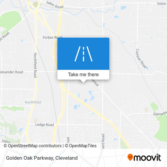Golden Oak Parkway map