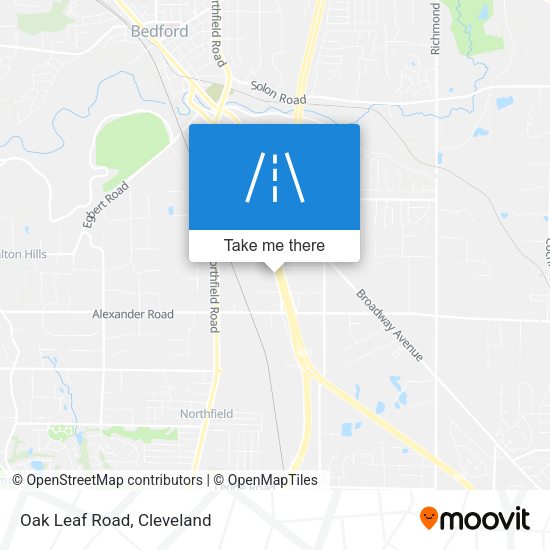 Mapa de Oak Leaf Road
