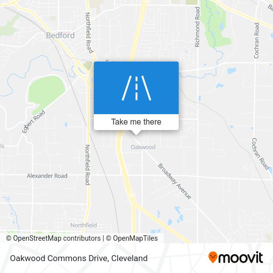 Oakwood Commons Drive map