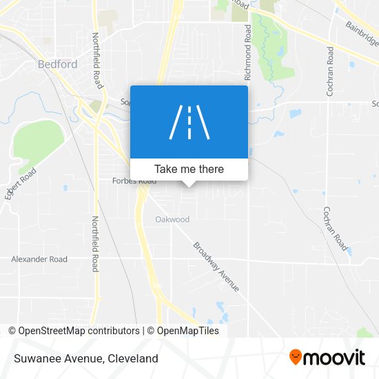 Suwanee Avenue map