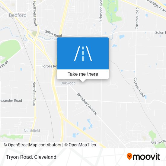 Mapa de Tryon Road