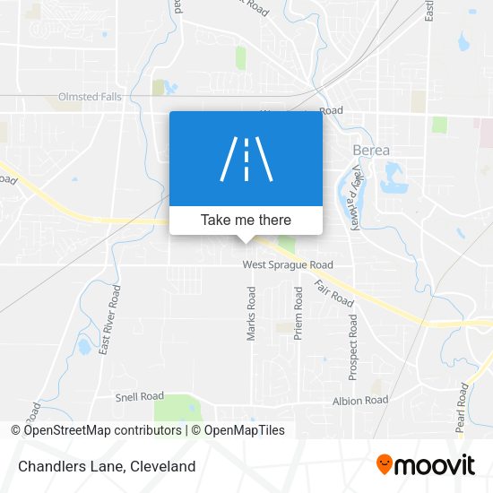 Chandlers Lane map