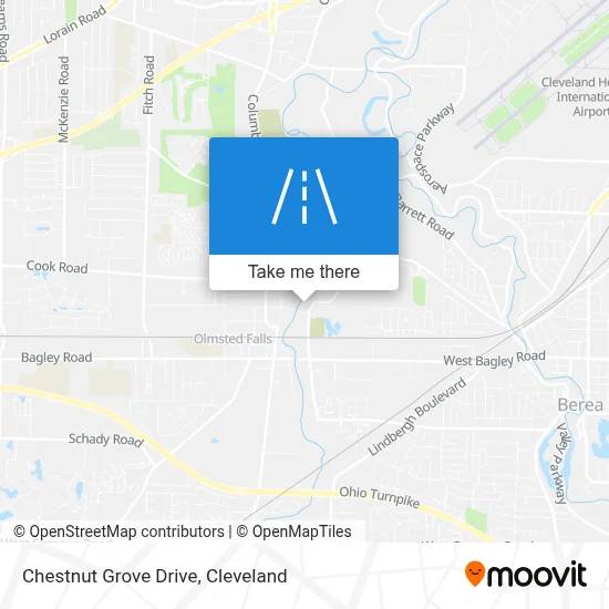 Chestnut Grove Drive map