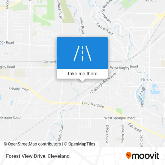 Forest View Drive map