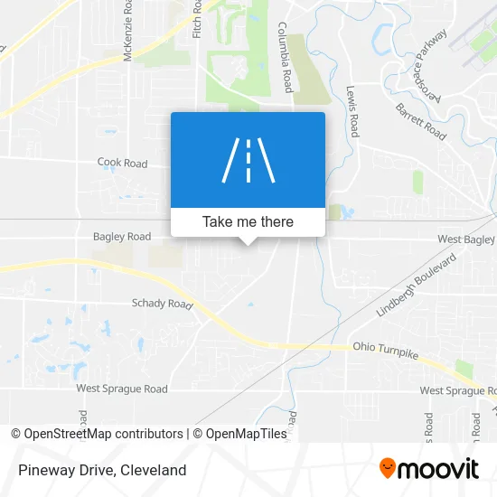 Pineway Drive map