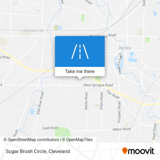 Mapa de Sugar Brush Circle