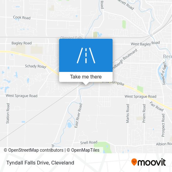 Mapa de Tyndall Falls Drive