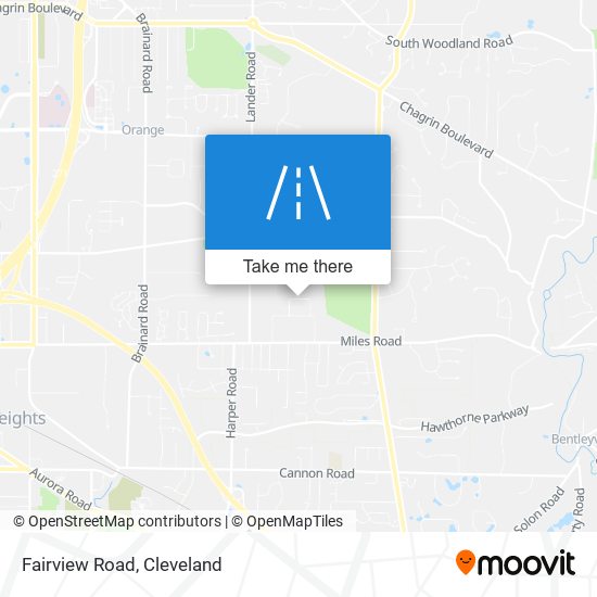 Fairview Road map