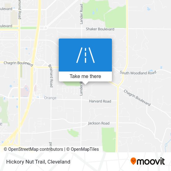 Mapa de Hickory Nut Trail