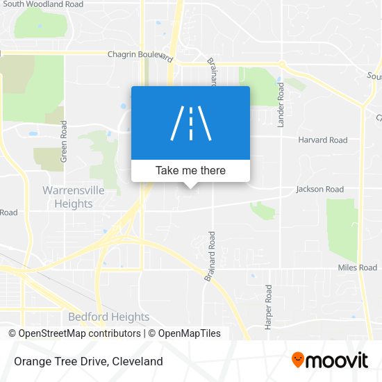 Orange Tree Drive map