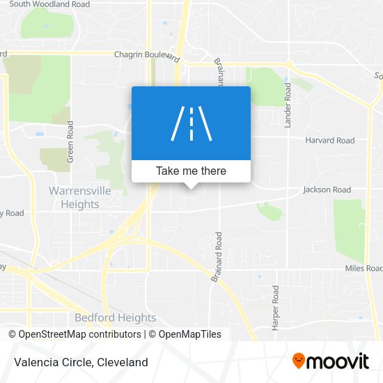 Mapa de Valencia Circle