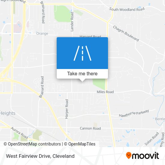 West Fairview Drive map