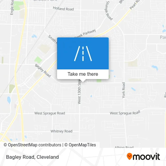 Bagley Road map