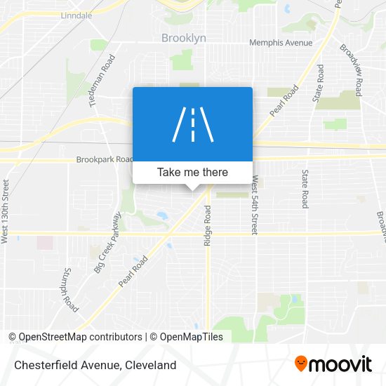 Chesterfield Avenue map