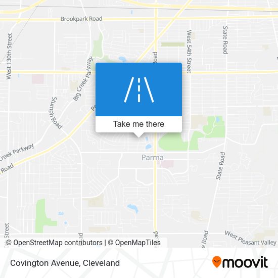 Mapa de Covington Avenue